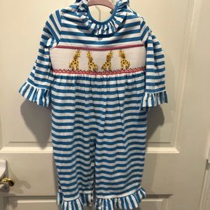 Giraffe 18 month romper